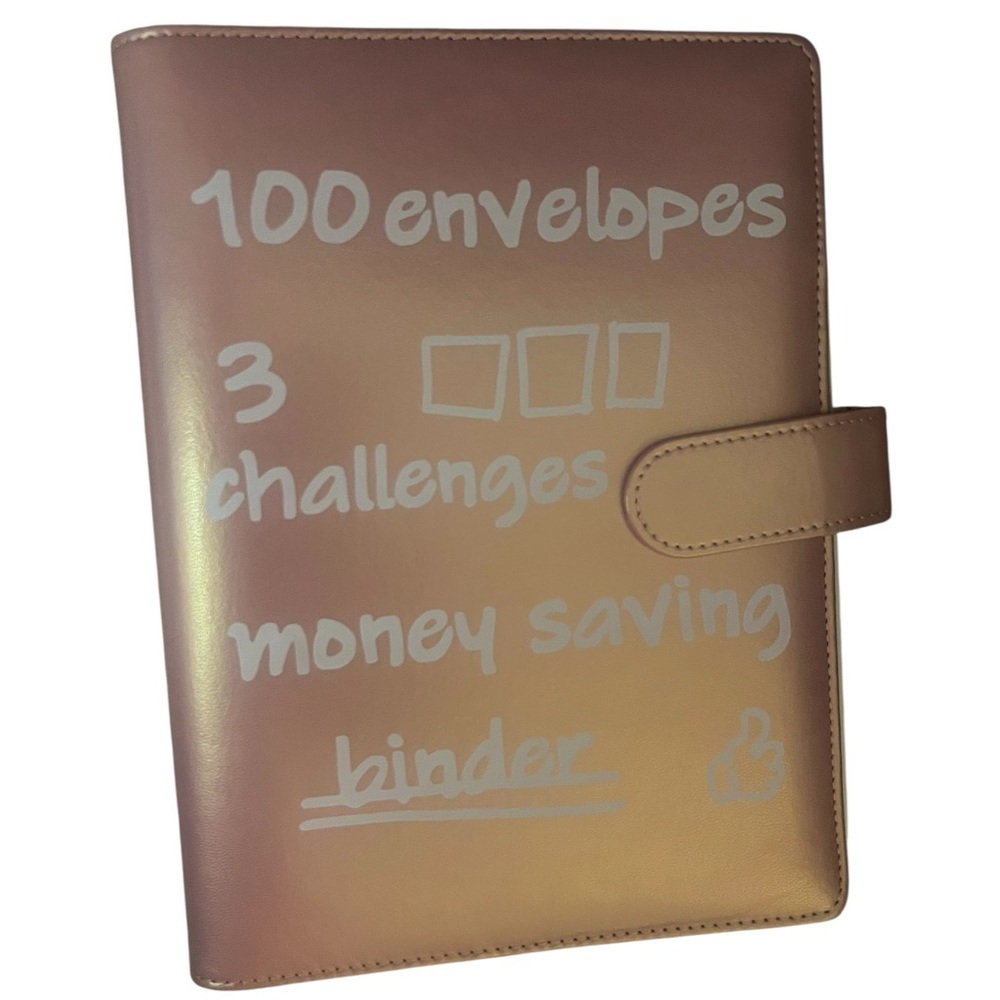 Magnetic Laminated Money Saving Challenge Envelope - 3 challenges - Picture 1 of 3